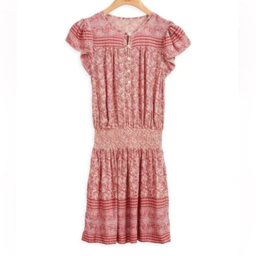 Faherty - Mini Smocked Waist Dress